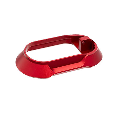 [612789319763] Tyrant CNC TDVP9MWRED  Magwell Fits Heckler  &  Koch VP9/VP40 Red Aluminum