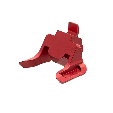 [612789319152] Tyrant CNC TDVP9ERED Extended Magazine Release  9mm/40 S&W Fits Heckler  &  Koch VP9/VP40 Red Aluminum