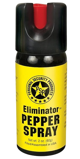 [797053300125] PSP EGL60FTC Eliminator Pepper Spray Pepper Gel Range 12-15 ft Canister