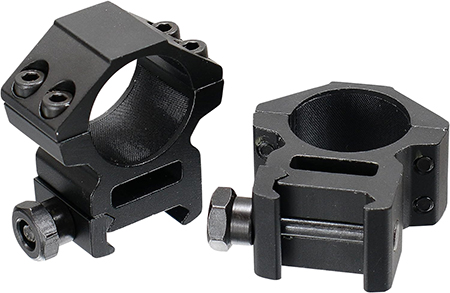 [4712274524408] UTG RGWM25M4 Accushot Scope Rings  Black Anodized 1" Medium
