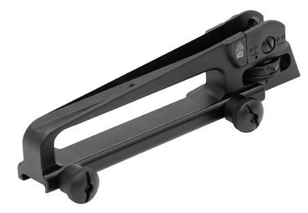 [4717385550766] UTG Pro TLURS001 Mil-Spec Carry Handle/Sight Black Hardcoat Anodized 7075-T6 Aluminum AR-15