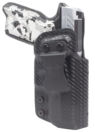 [759159834720] Fusion Firearms QUFUSXFRH XF Pro  Holster IWB/OWB Black Boltaron, Belt Clip, Right Hand