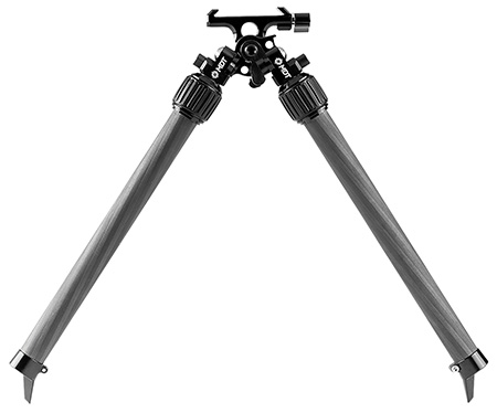 [616054071769] Mdt Sporting Goods Inc 114700BLK Mountain Bipod 2.70-15.80" High Black Carbon Fiber/Aluminum