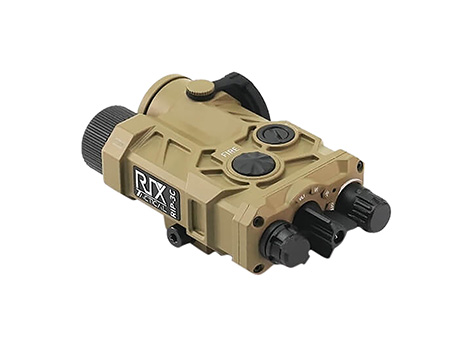 [850042107645] Rix Optics  (visir Inc) RIP-3CTG RIP-3C  Tan Aluminum, Picatinny Rail Mount