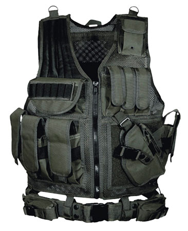 [4712274520547] UTG PVCV547BT Tactical Vest OSFA Black Polyester