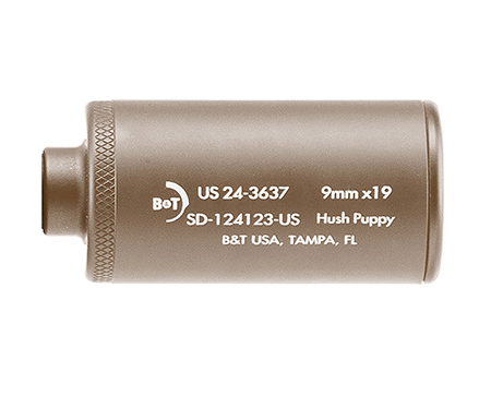 [840225719604] BT SD-124123-US-CT HUSH PUPPY SUPPRESSOR COY TAN