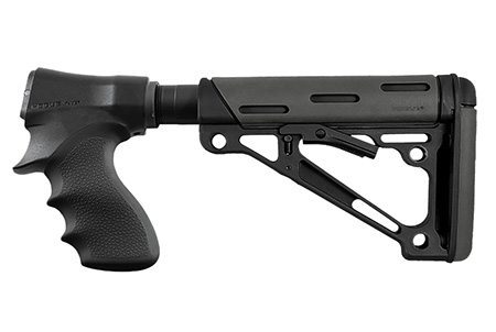 [743108087701] Hogue 08770  Buttstock Adapter Black Polymer Fits Remington 870 Folding Ambidextrous