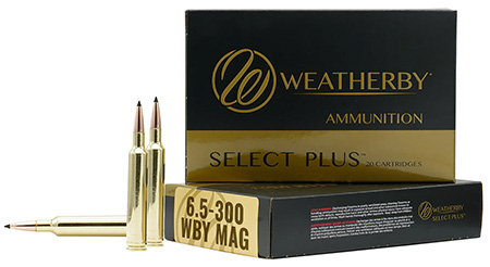 [747115437702] Weatherby H653140IL Select  6.5x300 Wthby Mag 140 gr 3275 fps Hornady Interlock 20 Bx/10 Cs