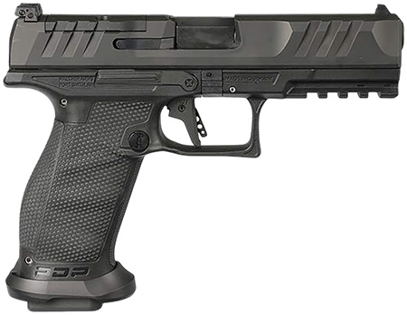 [723364235603] Walther Arms  PDP Pro E Full Size Frame 9mm Luger 10+1 4.50" Optic Ready/Serrated Slide