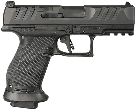 [723364235597] Walther Arms  PDP Pro E Compact Frame 9mm Luger 10+1 4" Optic Ready/Serrated Slide