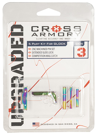 [722208561410] Cross Armory CRGOKRB 3 Piece Upgrade Kit P80 Gen1-3 Rainbow