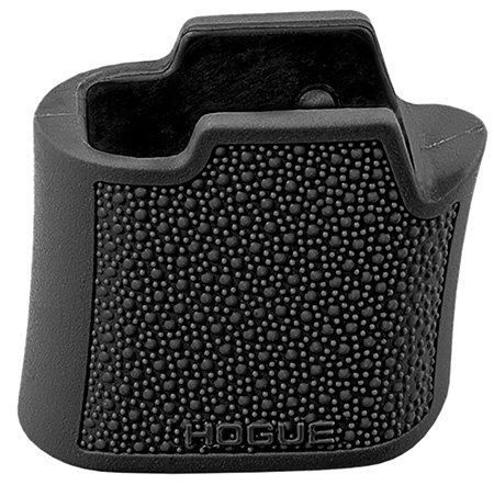 [743108180402] Hogue 18040 OverMolded Extension Base Pad Cobblestone Fits Sig Sauer P365 15rd Black Rubber