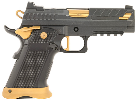 [789049493256] Fusion Firearms XP9BLKG XP Pro Sports South Exclusive 9mm Luger 17+1 4" Bull Barrel Steel Optic Cut/Serrated/Vent Cut Slide Steel Frame w/Picatinny Rail Aluminum Grip RMR Footprint