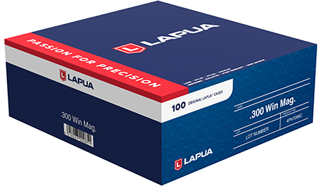 [6418267200851] LAPUA 4PH7096C UNP CASE 300 WINCHESTER MAG 100