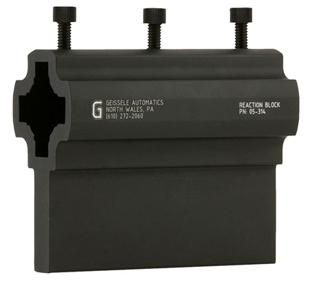 [854014005984] Geissele Automatics 05314 Reaction Block Black Steel AR15/M4/M16