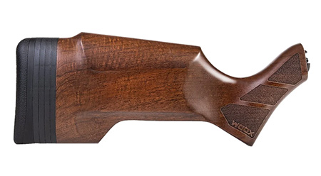 [810069392417] Woox SH.STK012.01 Gladiatore Shotgun Stock Walnut Wood Fits Mossberg 88/500/590 12.25" OAL Ambidextrous