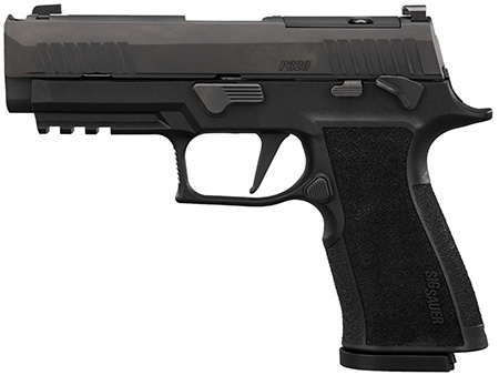 [798681712885] SIG 320XCA10COMPMS10   P320 10MM 3.8 10R OR MS BLK