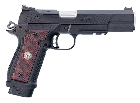 [810129409123] Wilson Combat  EDC X9 2.0 9mm Luger 18+1 5" Barrel, Black Cherry G10 Grip