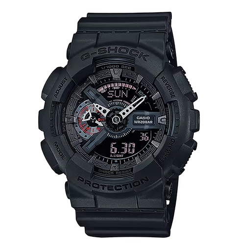 [079767056247] GSHOCK GA110MB1ACR   MILITARY ANALOG DIG       BLK