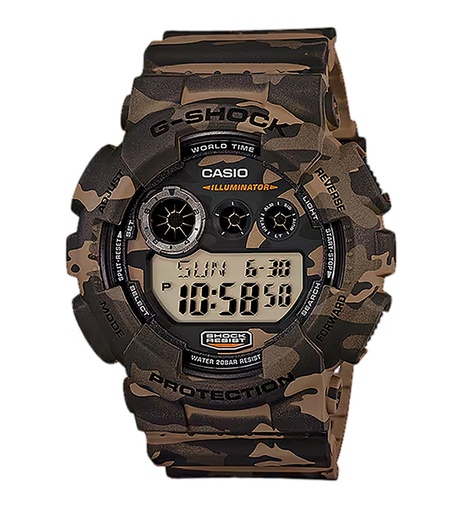 [079767993382] GSHOCK GD120CM5CR  WOODLAND CAMO DIGITAL      CAMO