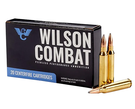[874218007294] Wilson Combat A22365SBT   223Rem 65gr Sierra GameKing Spitzer Boat Tail 20 Per Box/10 Case