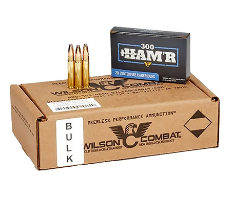 [811826029140] Wilson Combat A300HMR130HHCBLK   300HAM'R 130gr Speer HAM'R Hot-Core 200rds