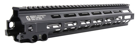 [854014005793] Geissele Automatics 05285B MK8 Super Modular Rail 13.50" M-LOK Style Made of 6061-T6 Aluminum with Black Anodized Finish for AR-Platform