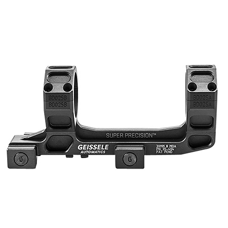 [817953020166] Geissele Automatics 05404B AR15 Super Precision Scope Mount/Ring Combo Black Anodized