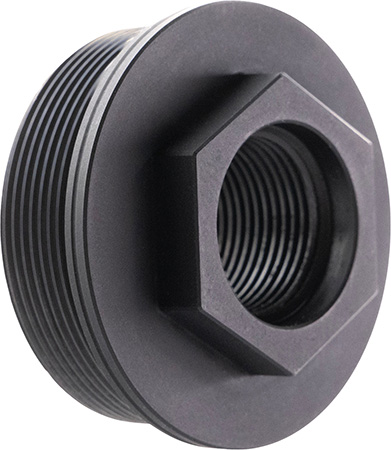 [840442507923] CMMG 11DB016 Zeroed HUB Mount Fits 5/8"x24 Stainless Steel Black