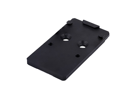 [647533001557] XS Sights GLOM001SM1RMR Glock MOS Optic Plate  RMR Footprint Black Nitride Steel