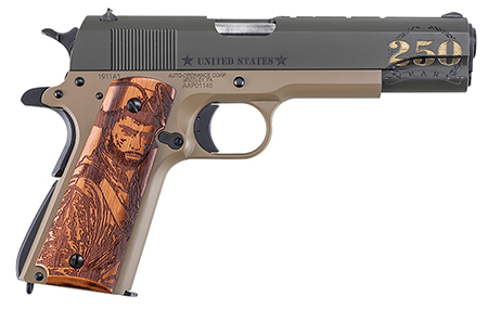 [602686422987] AUTO 1911BKOC15  ARMY 45ACP    5  7R 2TN/WD GRIPS