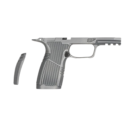 [764046030925] Tyrant CNC TDP365GRMMACROGREY Snub Nose Grip Module Grey Fits Sig P365
