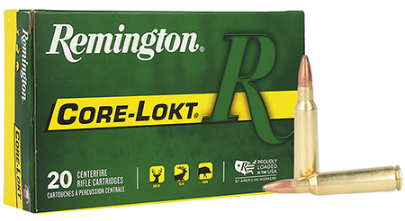 [047700052403] Remington Ammunition 29077 Core-Lokt  250Savage 100gr Pointed Soft Point Core Lokt 20 Per Box/10 Case
