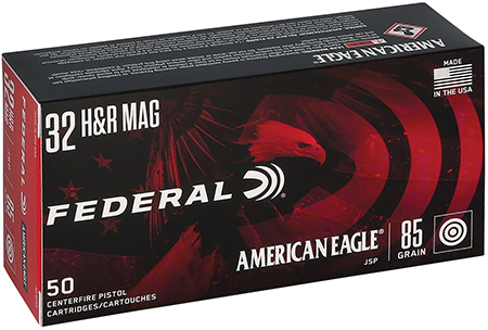 [604544700459] Federal AE32HR American Eagle  32H & RMag 85gr Jacketed Soft Point 50 Per Box/20 Case