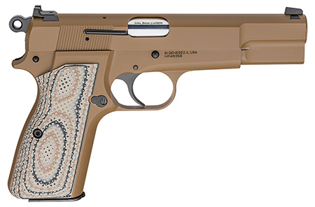 [706397992538] Springfield Armory HP920 SA-35  9mm Luger 15+1 4.70" Stainless Steel Barrel, Coyote Brown Cerakote Steel Serrated Slide, Coyote Brown Cerakote Steel Frame w/Beavertail, G10 Grip