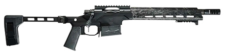 [840290527838] Christensen Arms 8011105000 MPP  308 Win 12.50" Carbon Fiber Threaded Barrel, Black Anodized Receiver w/Picatinny Rail, M-LOK Handguard, Black SB Tactical Folding Stabilizing Brace, AR Style Grip