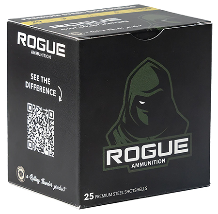[810123074983] Rogue Ammunition RA-20-1-6S   20Gauge 3" 1oz 6Shot 25 Per Box/10 Case