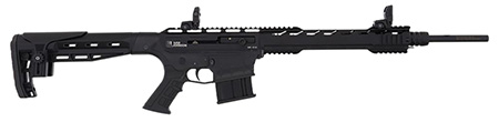 [740120787435] Iver Johnson Arms MF410 MF410  410 Gauge Semi-Auto 3" 5+1 20" Black Oxide Steel Barrel, Black Aluminum Receiver w/Picatinny Rail, Black Adj Cheekrest Polymer Stock, Picatinny Rail Forend, Polymer Grip