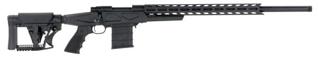 [682146386813] Howa HCRA73102 M1500 APC Chassis 308 Win 10+1 24" Heavy Threaded Barrel, 6 Position Luth-AR MBA-4 w/Aluminum Chassis Stock, Polymer Grip