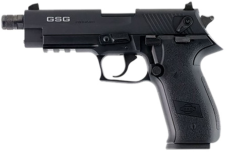 [810113113920] GSG GERG2213TFFA FireFly  22 LR 13+1 4.90" Black Threaded Barrel Black Aluminum Serrated Slide Black Aluminum Frame w/Picatinny Rail Textured Grip