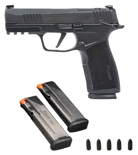 [798681717545] SIG 365XCA9MSVKIT10     P365 9MM 3.7 10R OR MS BLK