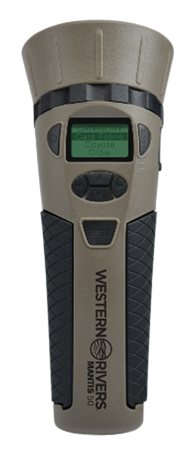 [888151008126] Western Rivers GC50 Mantis 50 Electronic Call Multiple Sounds Attracts Predators Brown Polymer