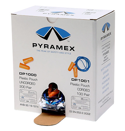[814992004324] Pyramex DP1000   Foam 32 dB In The Ear Orange 200 Pair
