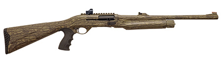 [812052025678] Silver Eagle Arms A21218BLC-PKG Alpha 2  12 Gauge Semi-Auto 3" 4+1 18.50" Steel Barrel Fixed Camo Synthetic Stock, Konus Scope