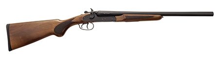 [812052025692] Silver Eagle Arms COACH12 Coach  12 Gauge Break Action 3" 2rd 20" Black Side By Side Barrel, Black Receiver, Fixed Walnut Stock