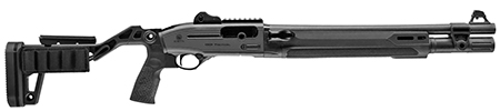 [824402027845] Beretta USA J131M2CPC18 1301 Tac C 12 Gauge Semi-Auto 3" 5+1 18.50" Black Steel Barrel, Black Aluminum Receiver w/Picatinny Rail, Black Chisel Fixed Synthetic Stock, Black Polymer Grip, M-LOK Mounting