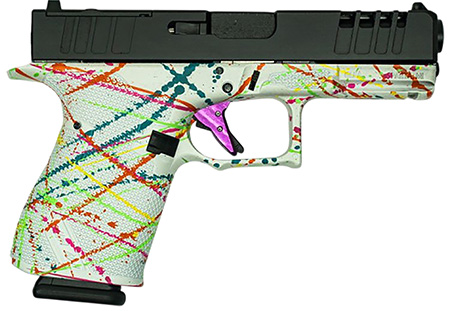 [638457790665] Great Lakes Firearms GL19SWHT Striker  Compact Frame 9mm Luger 15+1 4" Black Nitride Barrel, Optic Cut/Serrated/Window Cut Slide, Polymer Frame, RMR Footprint, Ambidextrous