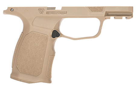 [793811767063] Strike Industries SEGMP365FDE Enhanced Grip Module Flat Dark Earth Fits Sig P365 Fits Pistol