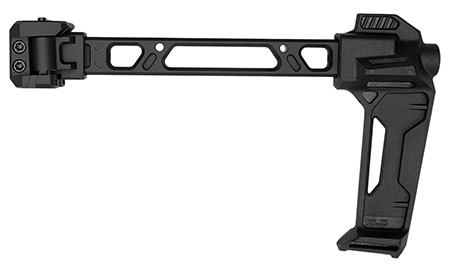 [793811767032] Strike Industries FSADUALSTAB FSA Dual Folder Stabilizer Black Aluminum/Steel 9.44" OAL Picatinny Rail Mount