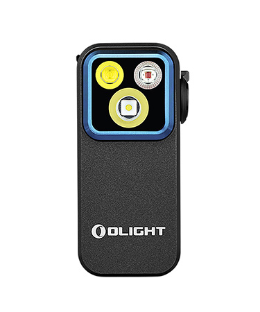 [6975498004547] Olightstore Usa Inc OCLIPPROBK Oclip Pro Black Aluminum, Red/White Light 500 Lumens 120 Meters Beam Distance